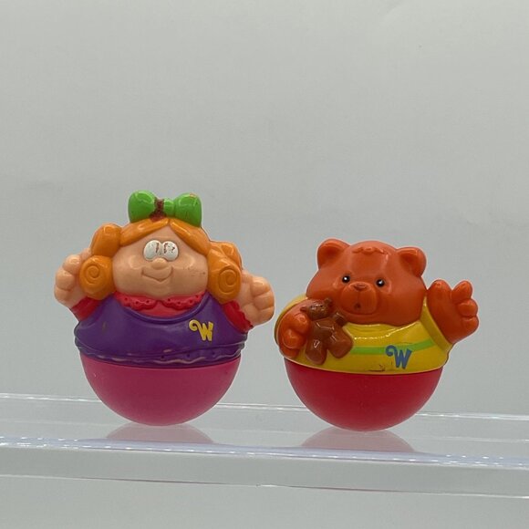 Playskool Weebles Goldilocks Baby Bear Fairy Tail Roly Poly Action Figures - Picture 1 of 4